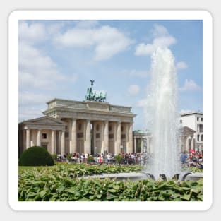 Brandenburg Gate , Berlin, Germany, Europe Sticker